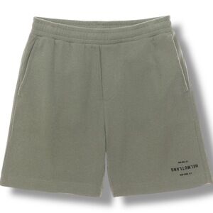 NWT Helmut Lang Logo Knit Jersey Short Mens Size Small S in Tea Green -‎ $235